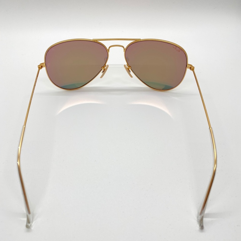 Ray Ban Aviator Pink Flash RB3025 sunglasses - Picture 6 of 7